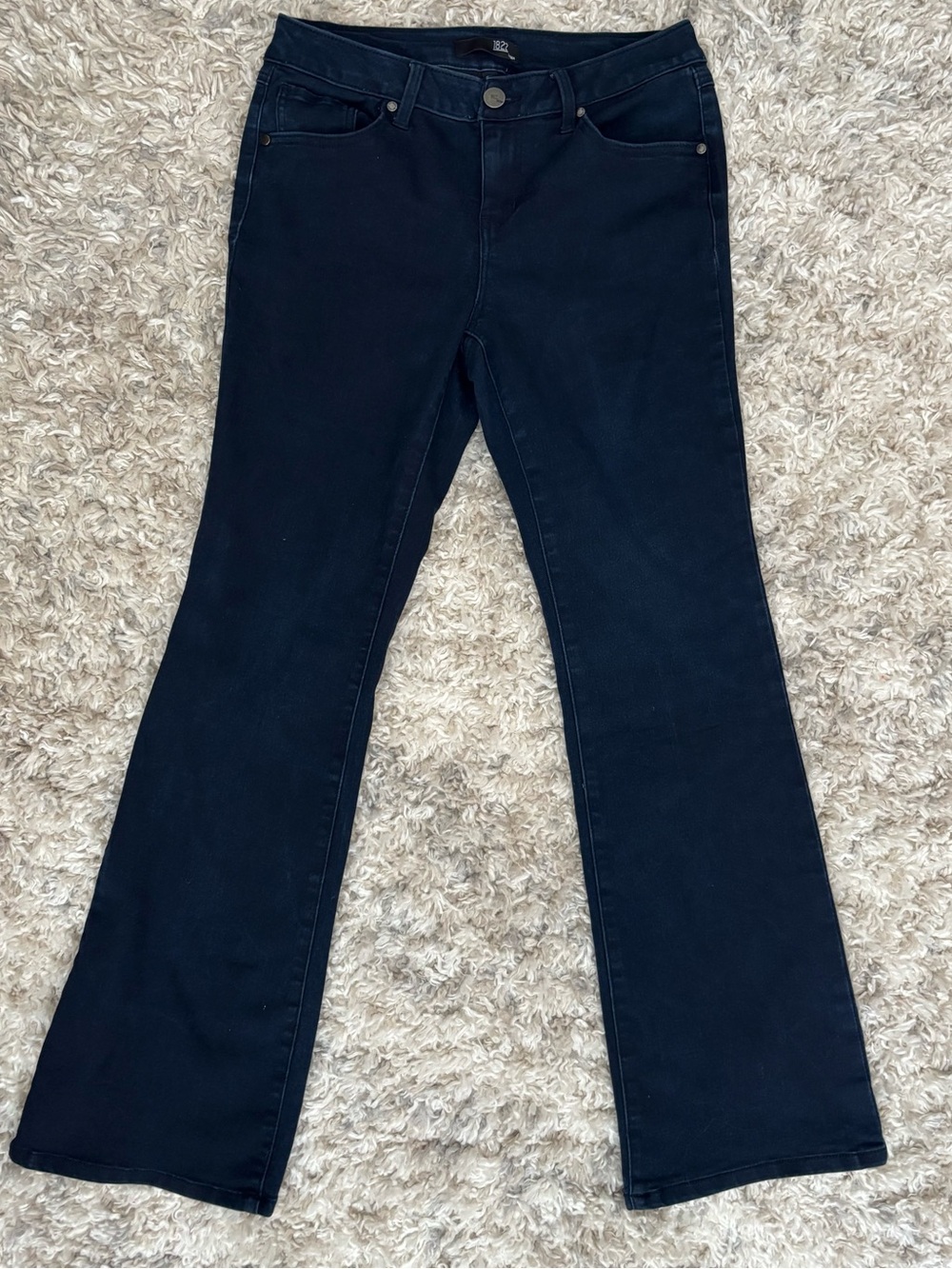 1822 Denim Dark Wash Flare Jeans | Size 8